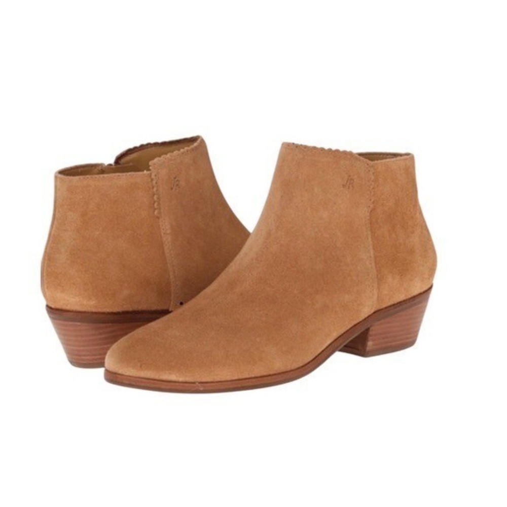Jack Rogers Bailee Scalloped Suede Boots